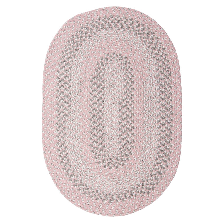 Winston Porter Westin Machine Braided Pink Rug & Reviews Wayfair